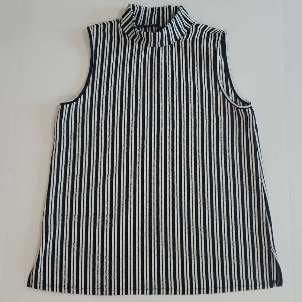 Cable & Gauge high neck sleeveless top.  Size M